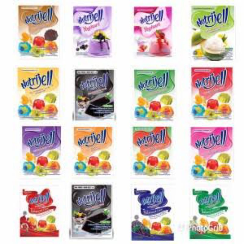 

Nutrijell jelly rasa buah 10 gr