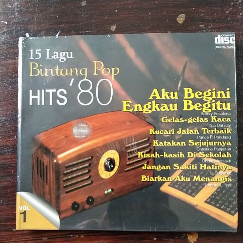 CD 15 Lagu Bintang Pop Hits 80 Vol 1, 2. Nostalgia Indonesia. Harga: Rp 40.000/pcs
