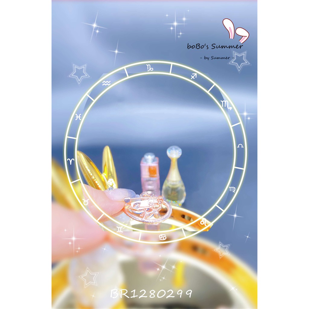 Bros Mini Permata Motif Angsa Fashion Aksesoris Hijab Fashion Impor Style Korea Brooch Premium