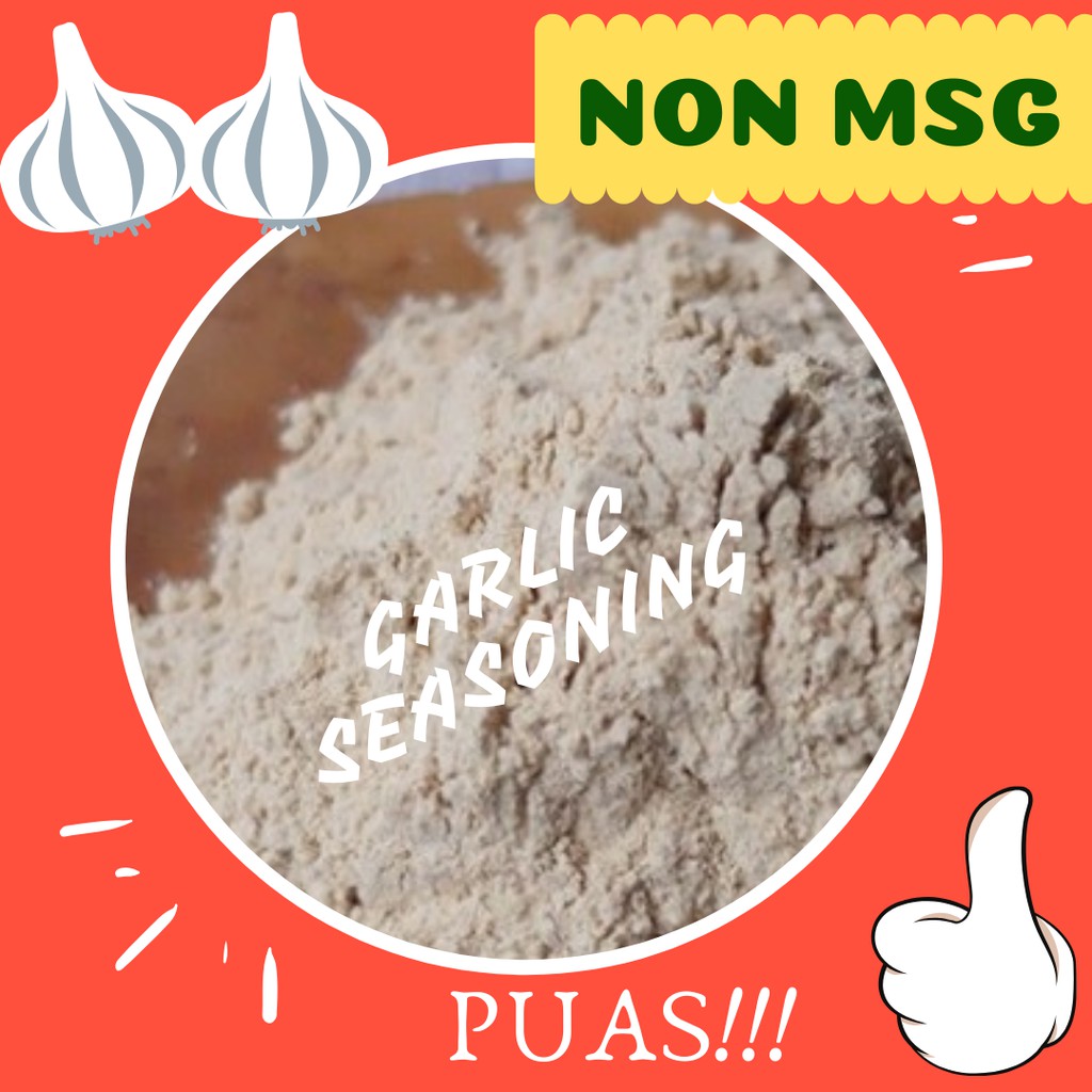

Bumbu Tabur Premium Rasa Garlic Seasoning Non MSG 1Kg Bawang Putih Keripik Seblak Cilung Cimol Cibay