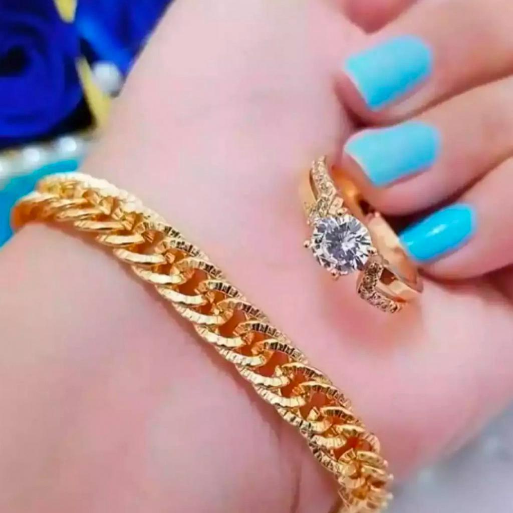 Gelang Xuping Perhiasan Wanita Gelang Rantai Free Cincin