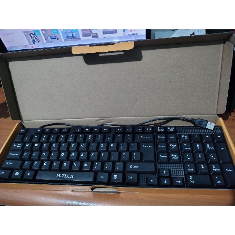 Keyboard Standard M-Tech STK-01 USB Wired Kabel -Mtech STK01 Keyboard