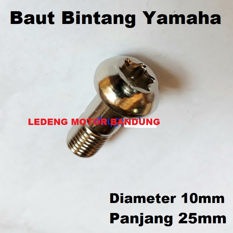 Baut Bintang Kaliper Cakram Yamaha Nekel Master Rem Kunci L