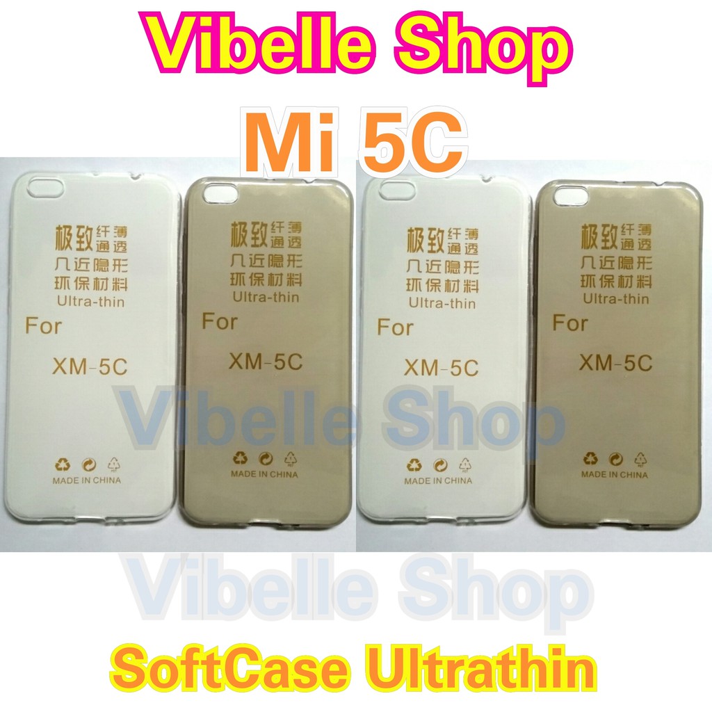 Softcase Ultrathin Xiaomi MI 5C ultra thin soft back jely case MI 5C