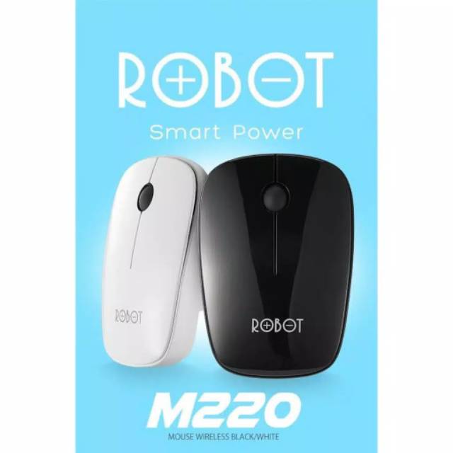 Mouse Robot Original Wireless mouse tipe M220 2.4G optical usb