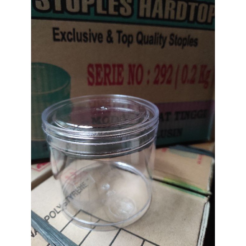 Toples 292 HARDTOP / toples tabung / toples coklat / toples cupang / toples mika / toples nastar