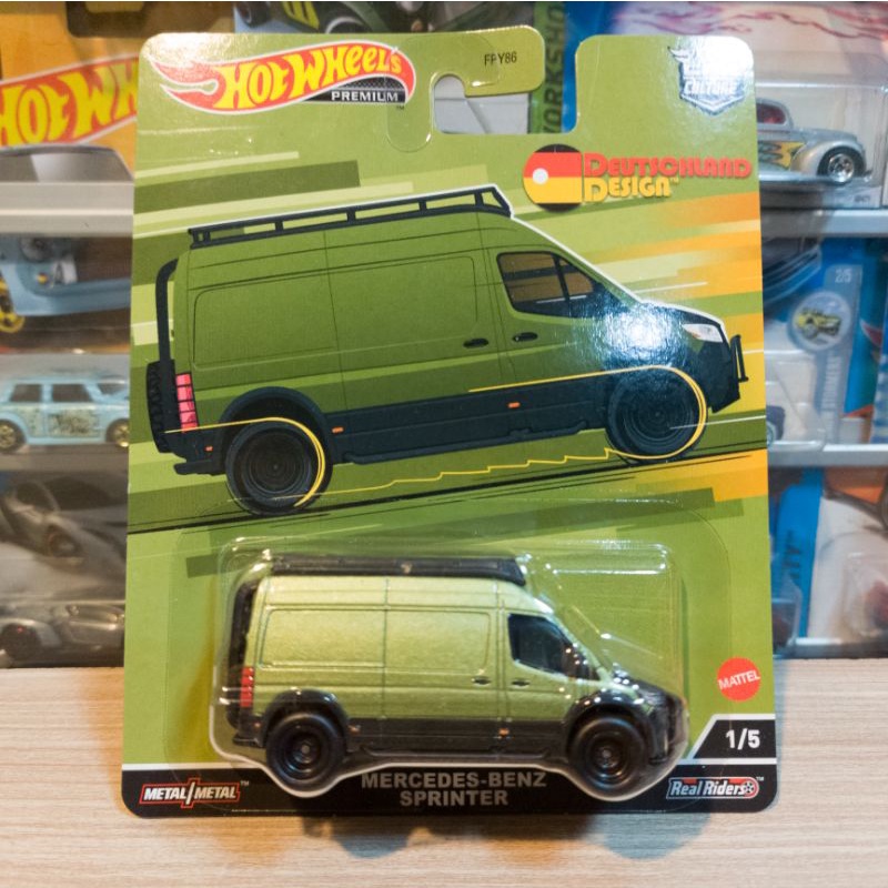 HOT WHEELS MERCEDES BENZ SPRINTER - DEUTSCHLAND DESIGN - PREMIUM