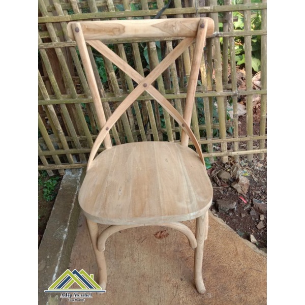 Kursi Santai Silang Mentahan Jati Jepara