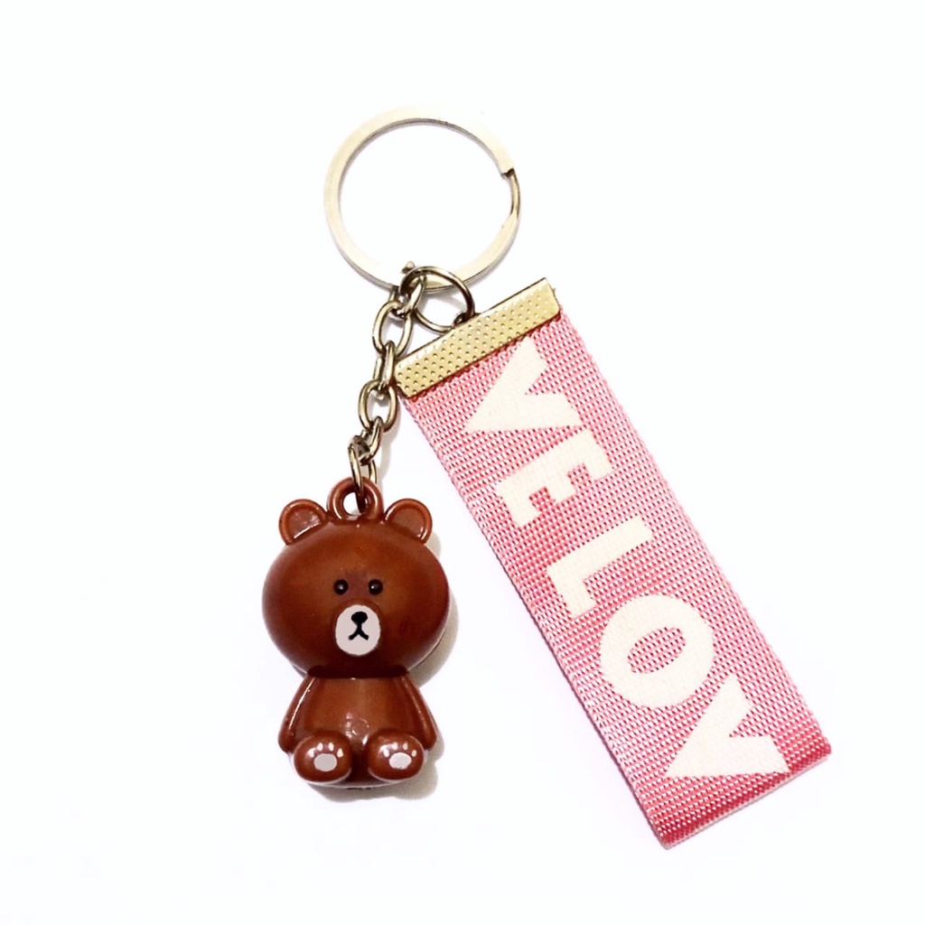 Monsoon - Gantungan LOVE BEAR Keychain Gantungan Kunci Aksesoris Tas