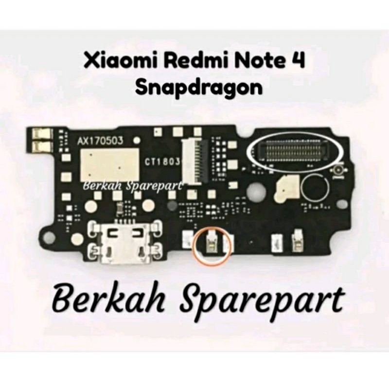 FLEXIBEL FLEKSIBEL KONEKTOR CHARGER CON CAS XIAOMI REDMI NOTE 4 SNAPDRAGON