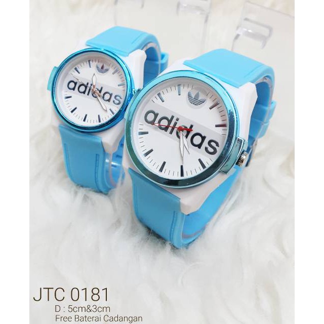 Jam Tangan Couple Sporty Jam Tangan Pasangan GRATIS BATERAI CADANGAN