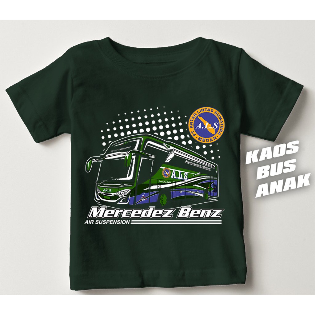 KAOS BUS MANIA ANAK TERBARU ALS / KAOS BUS MANIA COMUNITY ANTAR LINTAS SELATAN ANAK / ALS ANAK