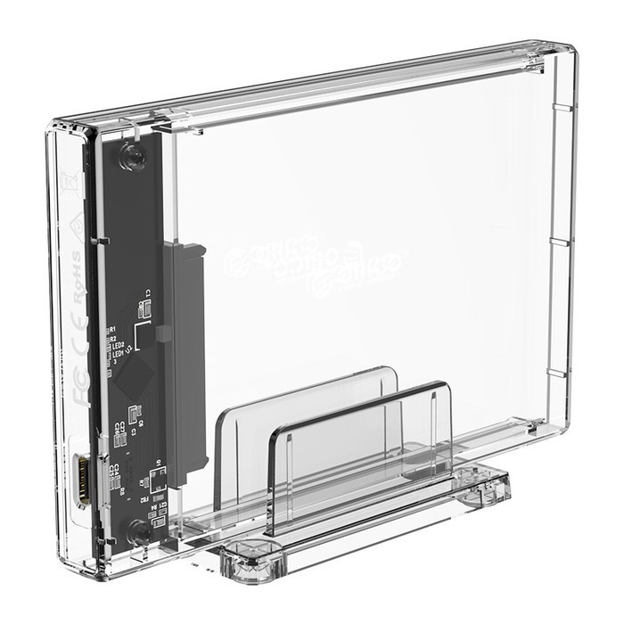 ORICO USB-C 3.1 Gen 2 HDD Enclosure 2.5in Transparent 10Gbps 2159C3-G2