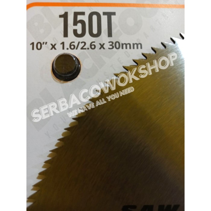 Blackfoot Saw Blade 10&quot; Inch 150 T Wood Cutter Tajam Carbide HSS Blade