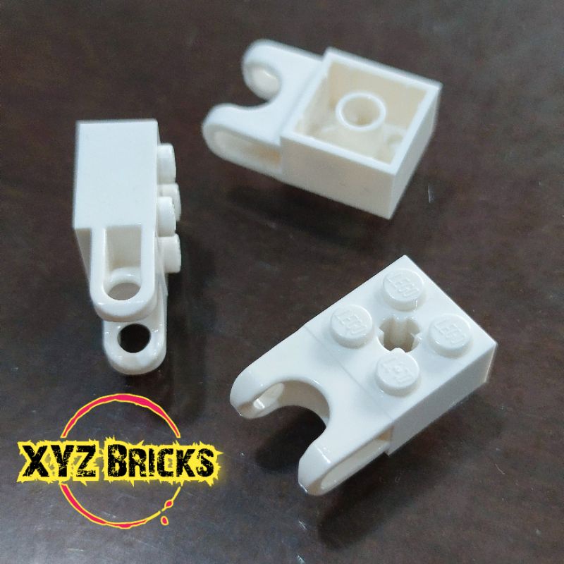 LEGO PARTS 6021315 - Brick 2x2 with Cup for Ball White