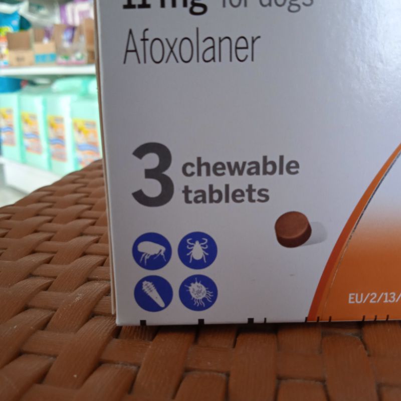 NEXGARD 2-4 kg 1 tablet / Obat Kutu Anjing Mini / Obat kutu hewan
