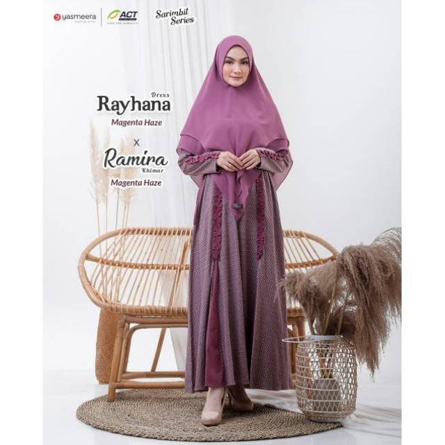 [Agen Resmi] YASMEERA RAYHANA DRESS MOM DEWASA GAMIS ONLY SARIMBIT LEBARAN IED