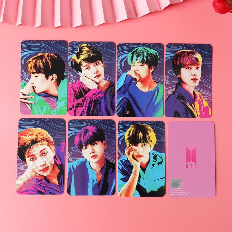 7pcs / Set Kartu Lomo Foto Kpop Bts MTPR Album Weverse Jungkook V Jimin Bt Toploader