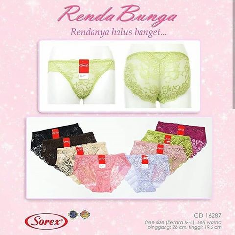 CELANA DALAM RENDA WANITA 16287 SOREX