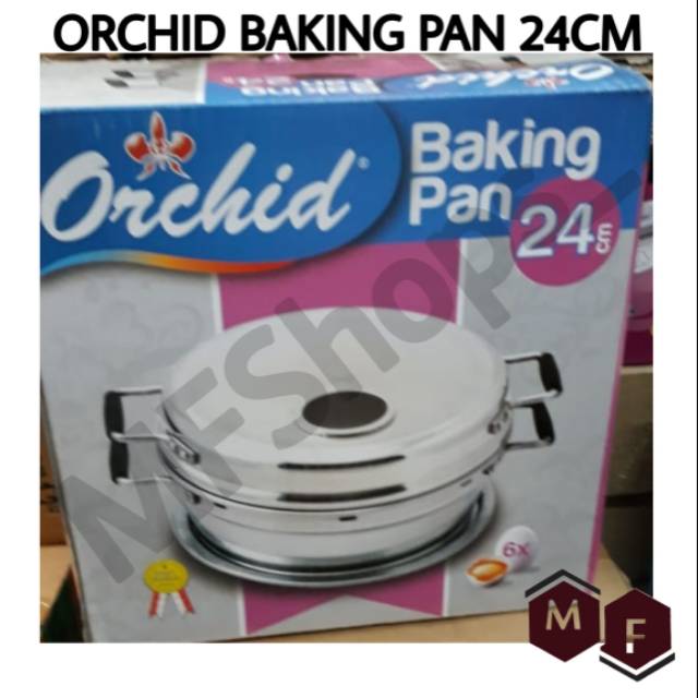 

ORCHID BAKING PAN 24 CM || PACKING FREE BUBBLE WRAP!!!