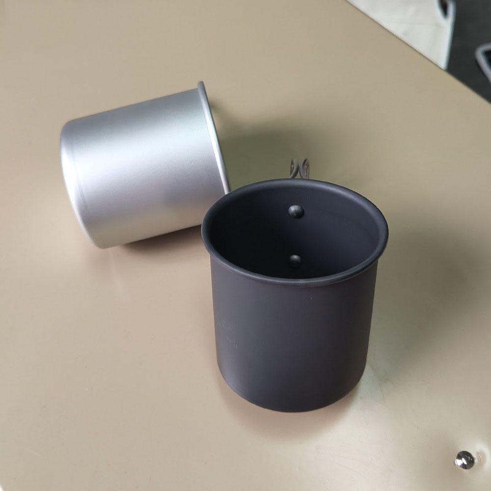 Lanfy Water Tea Mug Anti-Korosi Cangkir Teh Peralatan Makan Berkemah Cangkir Air Camping Mug Perlengkapan Berkemah Paduan Aluminium Pegangan Aluminium Alloy Cangkir