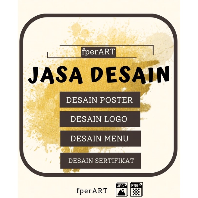 Jasa Desain Poster,Logo,Menu,Sertifikat,Dll