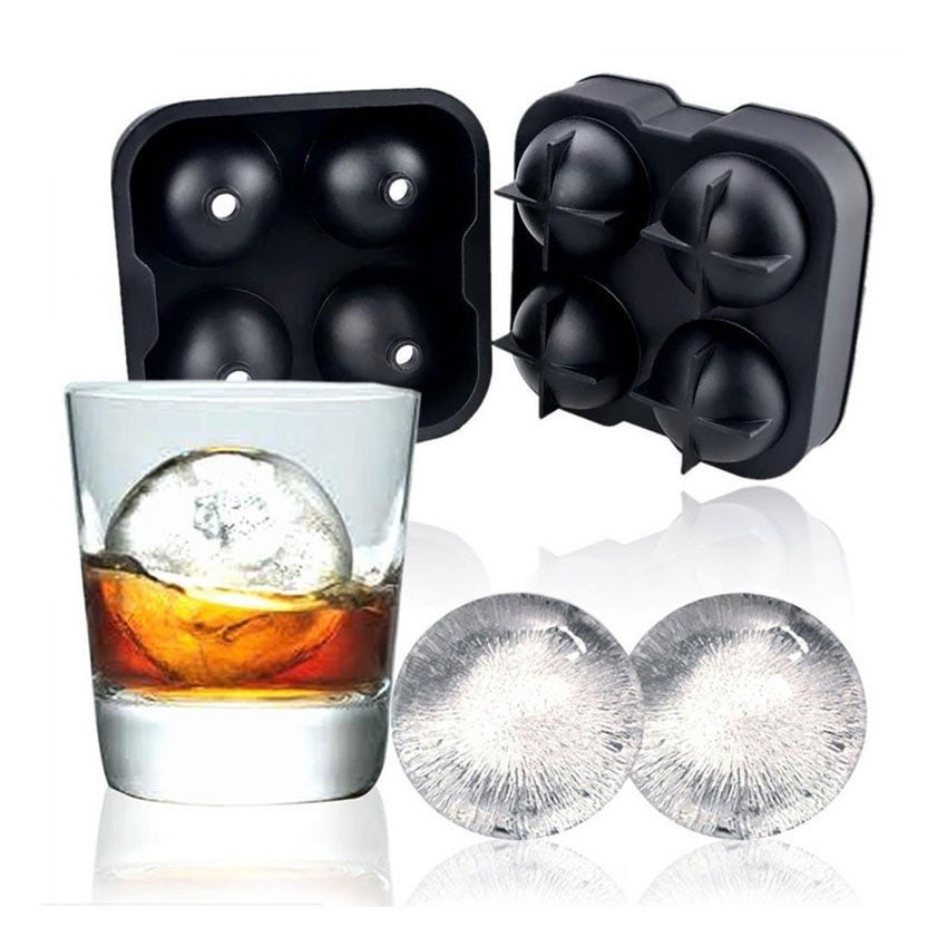 ALAT CETAKAN ES BATU BULAT BUNDAR ICE BALL MAKER SILICONE