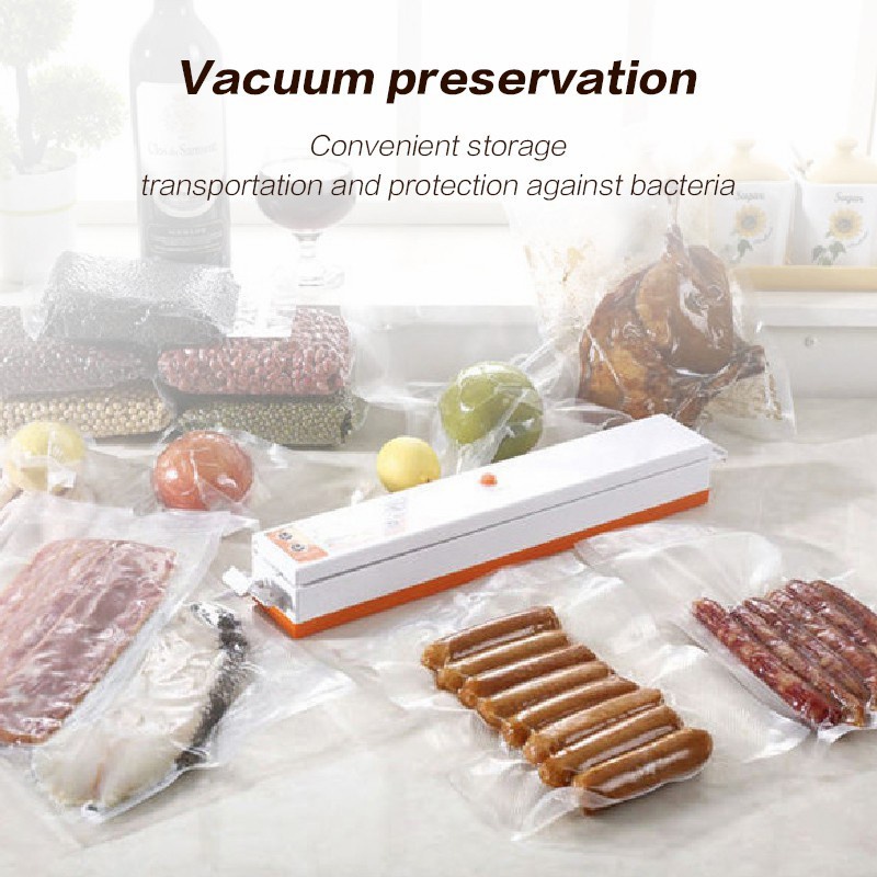 BAYAR DI TEMPAT Pompa Vacuum Sealer Makanan Food Packing Machine / Sealer Elektrik Plastik Pembungkus Makanan 220V 100W / Vacum Sealer Makanan / Sealer Elektrik / Sealer Mini / Sealer plastik / perekat plastik listrik / perekat plastik makanan