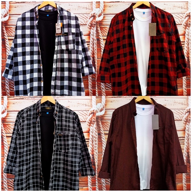 KEMEJA FLANEL LENGAN PANJANG | HEM PRIA FLANEL TERBARU | HEM FLANEL