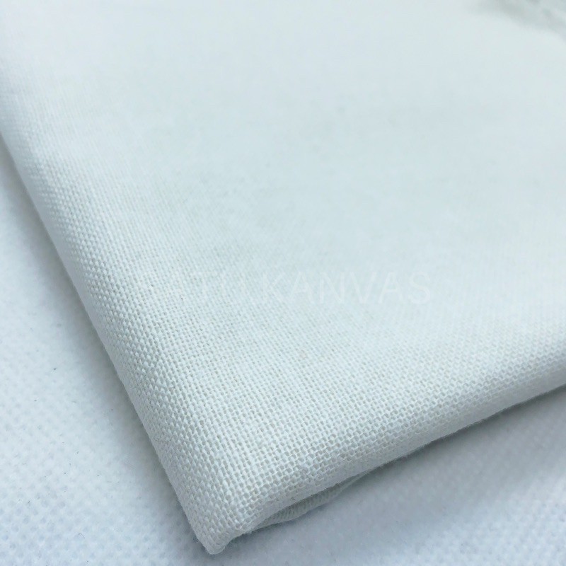 Kain LINEN RAMI Kualitas Premium bahan katun linen-Broken White