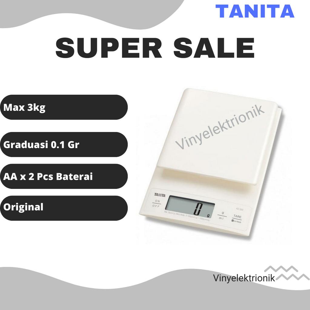 TANITA KD-320 Timbangan Dapur Digital Putih 3 kg