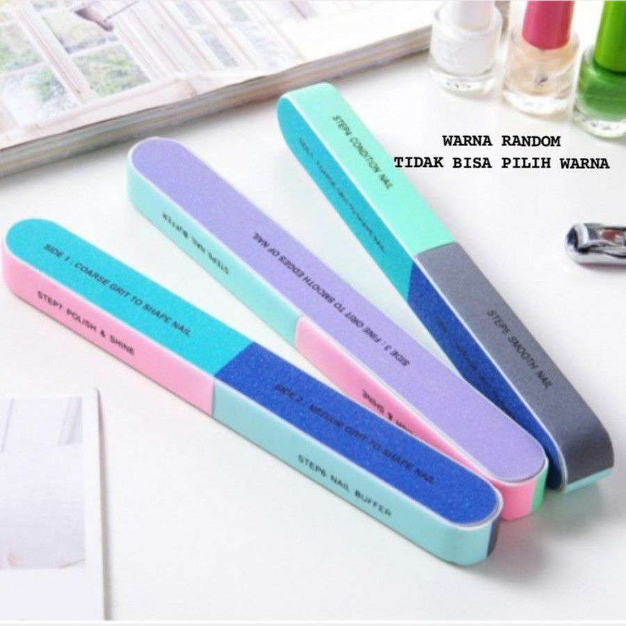 COD - SM88 - KIKIRAN KUKU KILAP KIKIR MENGKILAP NAIL FILE BUFFER SHINER 7 in 1