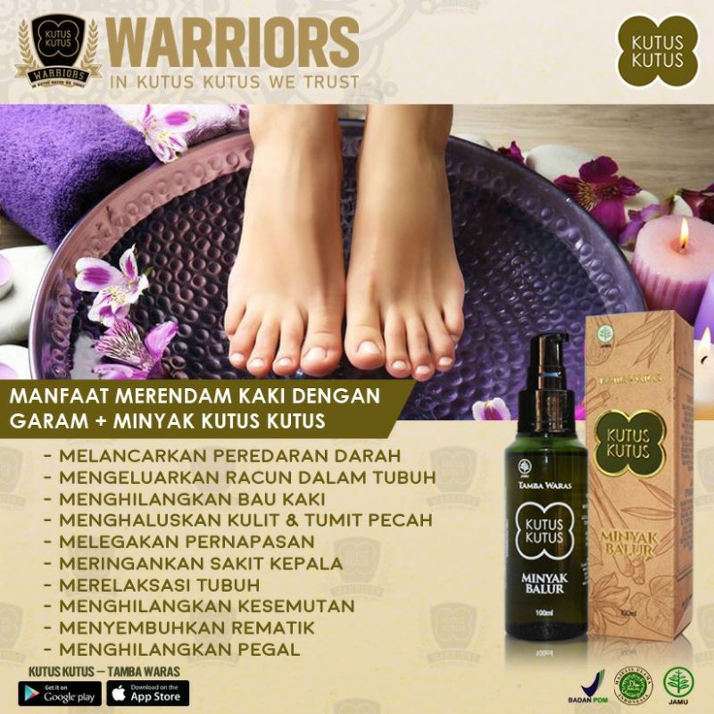 minyak balur kutus kutus tamba waras original 100% herbal oil kesehatan anak dan dewasa