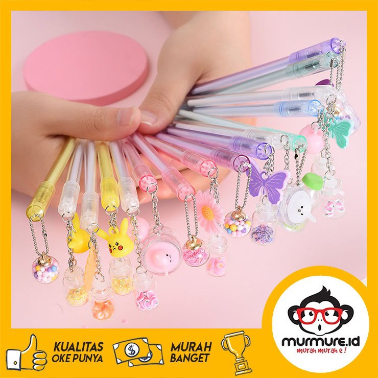

MURMURE.ID | PART 1 PULPEN GEL GANTUNGAN LUCU KARAKTER DENGAN SEQUIN GLITTER BOLPOIN LUCU UNIK PN087