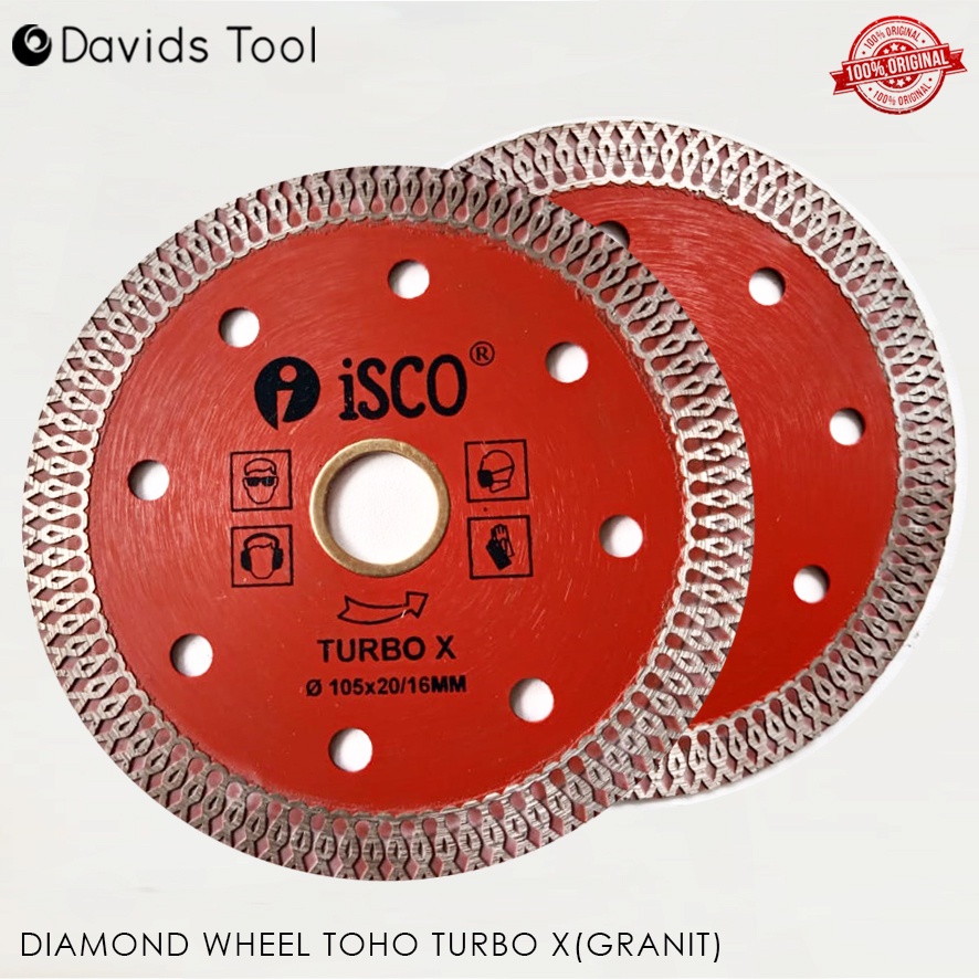 Mata Potong Keramik Pisau Granit Pemotong Diamond Wheel Turbo X Isco 4