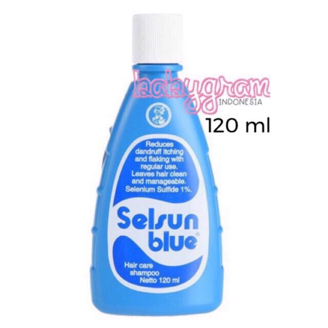 ORIGINAL BPOM Selsun Blue Shampoo 60ML 120 ML / Sampo Obat Anti Ketombe Dandruff Shampo
