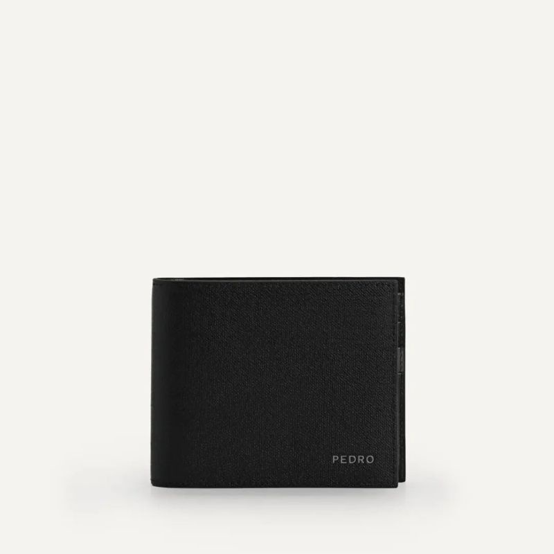 12.12 SALE | PDRO Men Full-Grain Leather Wallet with Insert / PDRO Man Full-Grain Long Leather Wallet