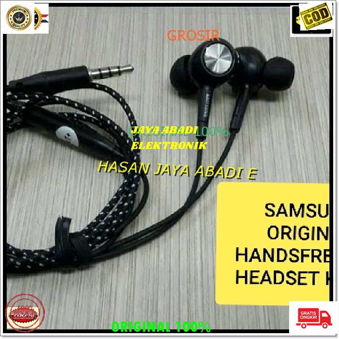 J193 SAMSUNG HEADSET NOTE 8 HP JACK 3.5MM IN EAR HANDSFRE STEREO DOBEL BASS EARPOD GALAXY HEADSET HANDSFREE HEADPHONE EARPHONE MUSIC VOKAL AUDIO SOUND JERNIH MEGABAS EARPOD BISA NELPON DAN MUSIK UNIVERSAL HANDSFREE BISA KE SEGALA JENIS HP TAB PC LAPTOP DL