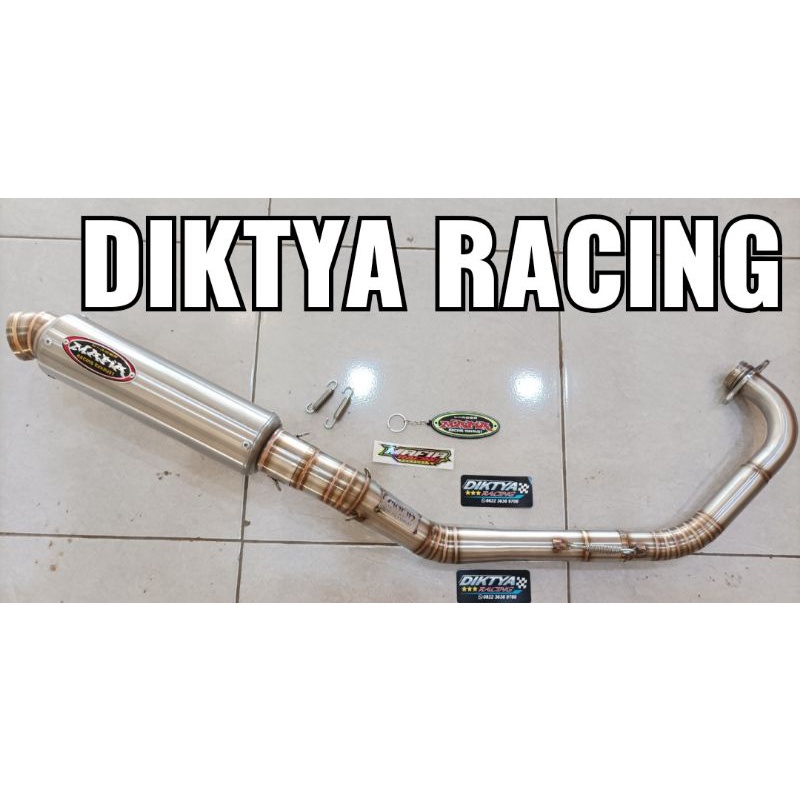 Knalpot Set Original Mafia Jupiter MX New MX Lama Leher Model Wrx RS150 Model Pendek Set Silincer Ku