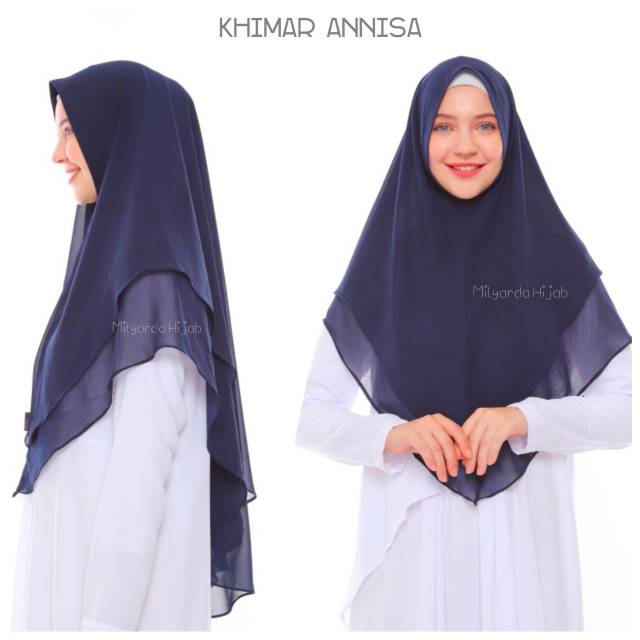 Milyarda hijab Khimar Annisa original