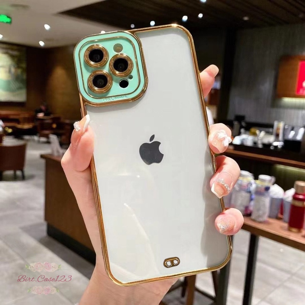 Softcase Plating Transparan 1Phone 6 6+ X Xr Xs Max BC6319