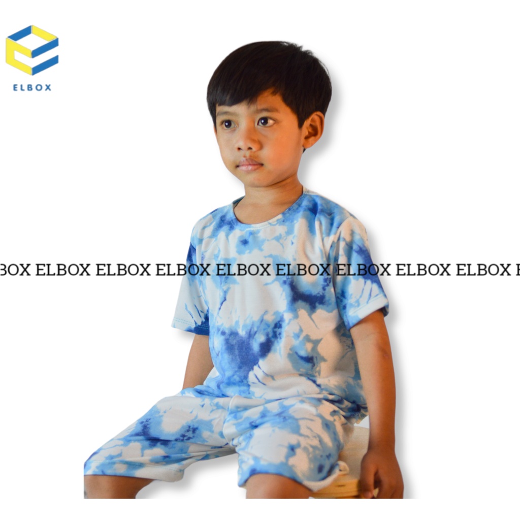 ELBOX SETELAN ANAK KAOS UNISEX / PIYAMA ANAK CELANA PENDEK (UNISEX) 1-6THN