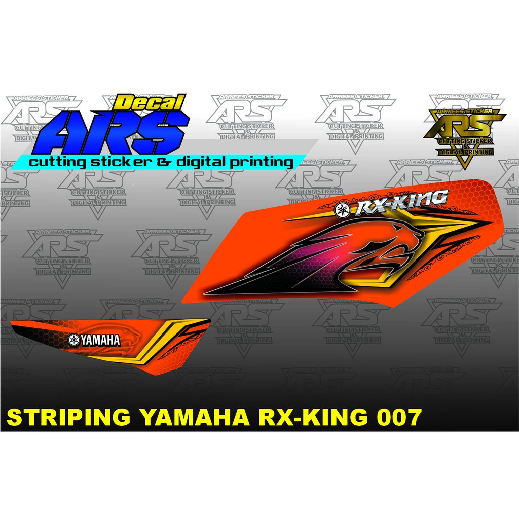 STICKER STRIPING LIST VARIASI YAMAHA RX KING