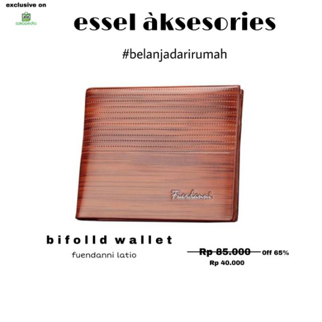DOMPET KULIT PRIA ORIGINAL BLUEBERRY FUENDANNI LATIO