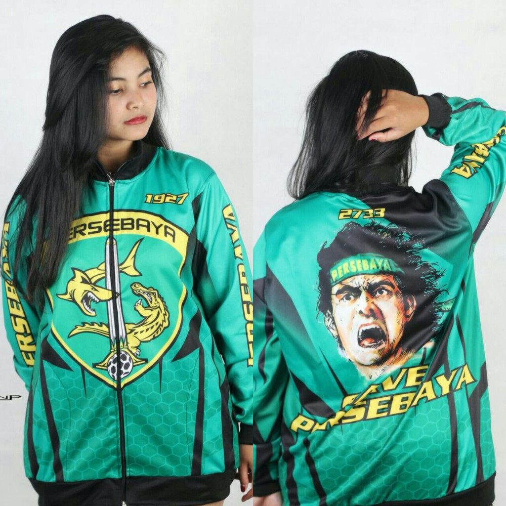 JAKET PERSEBAYA / JAKET PERSEBAYA PRINTING / JAKET FULL PRINT