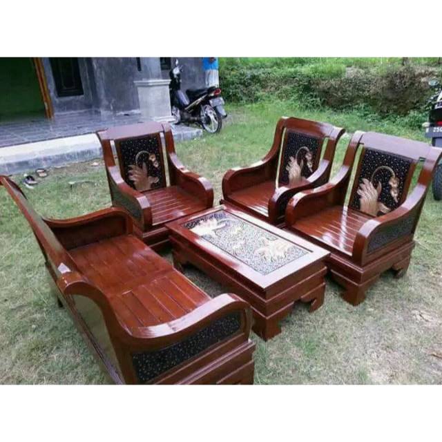 Kursi tamu semut jati mebel Jepara