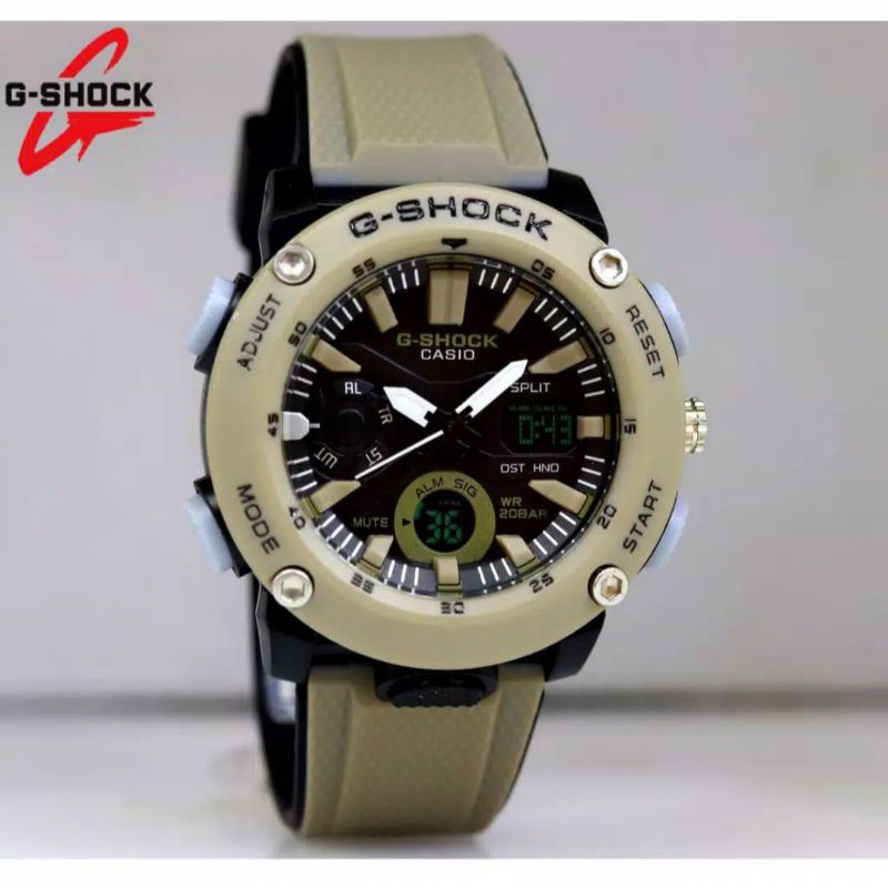 NEW JAM  TANGAN  PRIA GSHOCK CASIO GA 2000 STRAP 2 