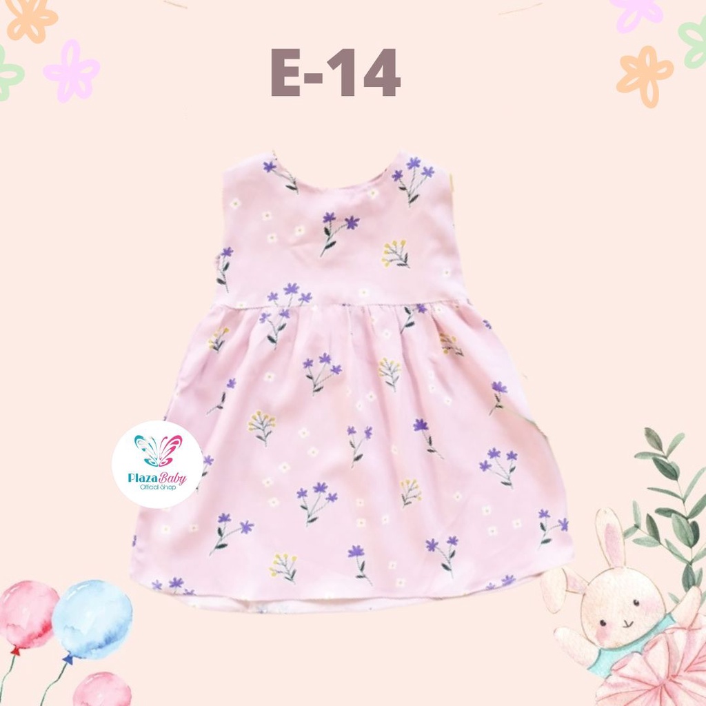 Plazababyku BBB DRESS SELLENAA dress anak perempuan bayi motif bunga lucu PART2