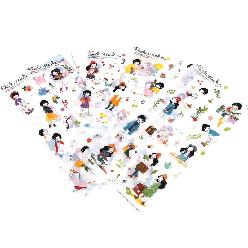 

INDORETAIL | 6 Pcs Cute Hutan Manis PVC Kertas Stiker Diy Album Diary Crapbooking Dekoratif Stiker