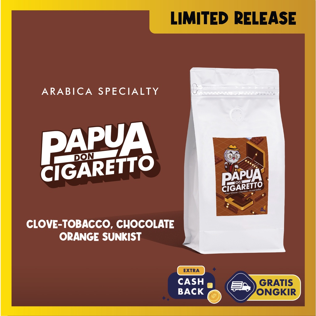 

Kopi Arabika PAPUA DON CIGARETTO 500g | Single Origin Specialty